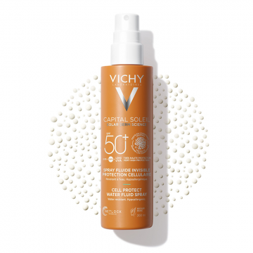 Vichy Capital Soleil Cell Protect Water Fluid Spray SPF50+ 200ml | apothecary.rs