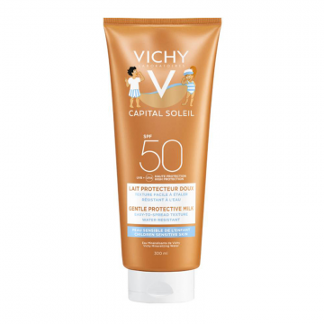 Vichy Capital Soleil Gentle Protective Milk Children Sensitive Skin SPF50+ 300ml | apothecary.rs