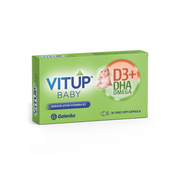 Galenika Vitup® Baby D3 + DHA omega 30 kapsula | apothecary.rs