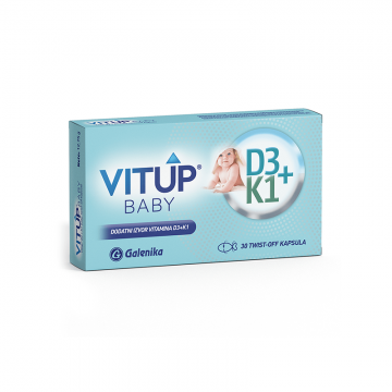 Galenika Vitup® Baby D3 + K1 30 kapsula | apothecary.rs