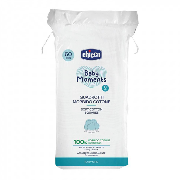 Chicco Baby Moments tupferi 60 kom | apothecary.rs
