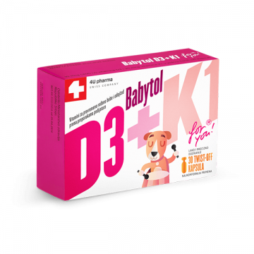Babytol D3+K1 30 kapsula