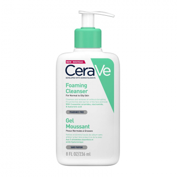 CeraVe Penušavi gel za čišćenje za normalnu do masnu kožu 236ml | apothecary.rs