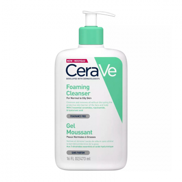 CeraVe Penušavi gel za čišćenje za normalnu do masnu kožu 473ml | apothecary.rs