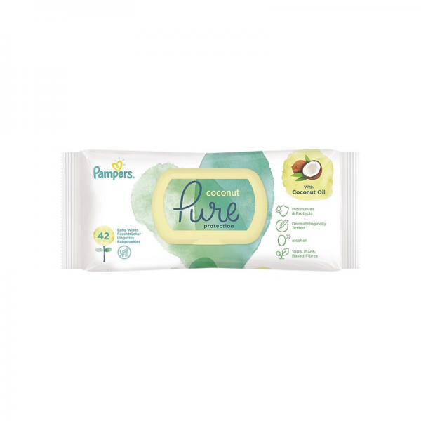 Pampers Coconut Pure Protection vlažne maramice 42 kom | apothecary.rs