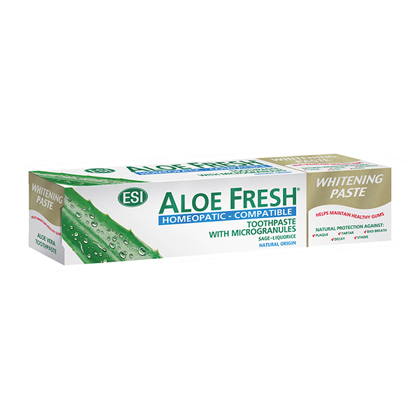 ESI Aloe Fresh Whitening - Homeopathic pasta za zube 100ml