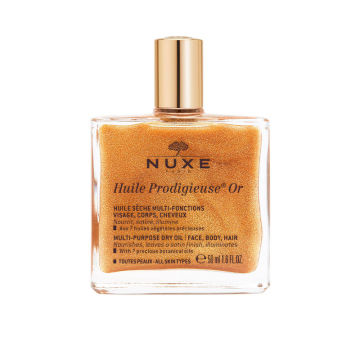 Nuxe Huile Prodigieuse Or suvo ulje sa zlatnim sjajem za lice, telo i kosu 50ml | apothecary.rs