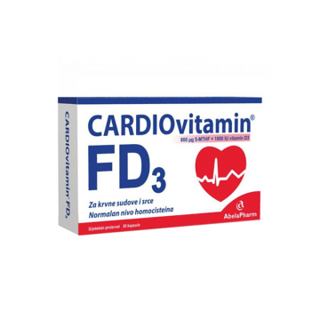 Abela Pharm CARDIOvitamin FD3 30 kapsula | apothecary.rs
