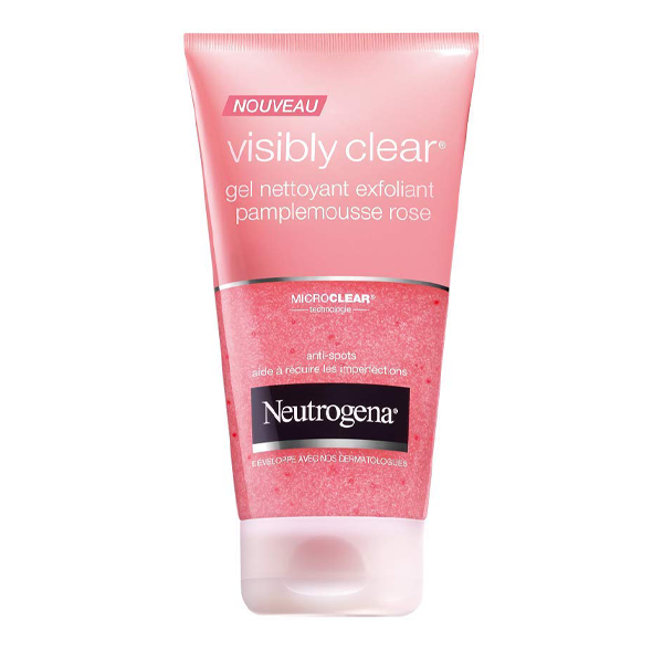 Neutrogena Visibly Clear Pink Grapefruit piling za čišćenje lica 150ml | apothecary.rs