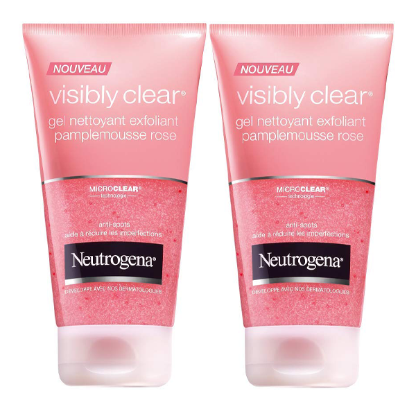 Neutrogena Visibly Clear piling za čišćenje lica 2x150ml
