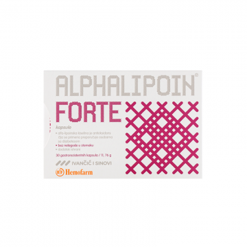 Hemofarm Alphalipoin Forte 30 kapsula | apothecary.rs