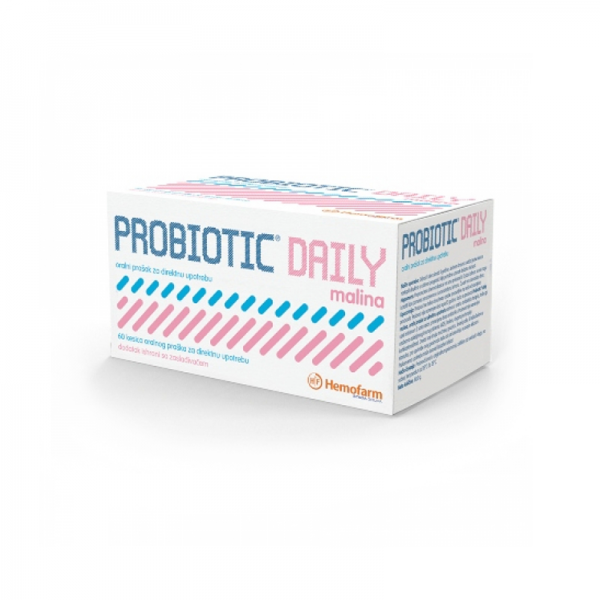 Hemofarm Probiotic Daily Malina 60 kesica | apothecary.rs