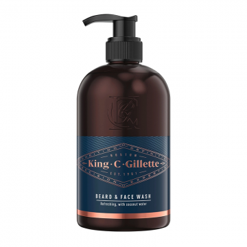King C. Gillette Beard & Face Wash 350ml | apothecary.rs