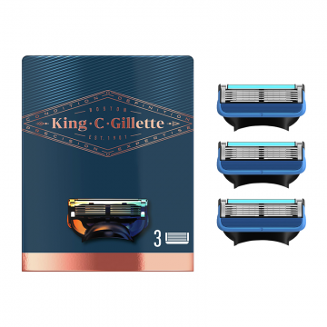 King C. Gillette Shave & Edging dopune za brijač 3 kom. | apothecary.rs