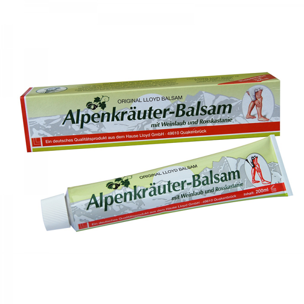Alpski balzam za vene Alpenkräuter-Balsam 200ml