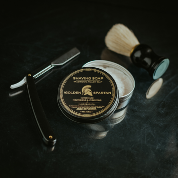 The Golden Spartan Shaving Soap (sapun za brijanje) 70g | apothecary.rs