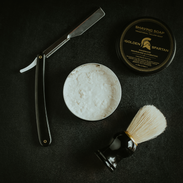 The Golden Spartan Shaving Soap (sapun za brijanje) 70g | apothecary.rs
