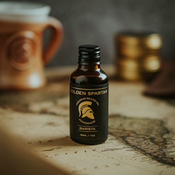 The Golden Spartan Barista premium ulje za bradu 30ml | apothecary.rs