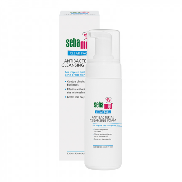 Sebamed Clear Face Antibacterial Cleansing Foam (antibakterijska pena) 150ml | apothecary.rs