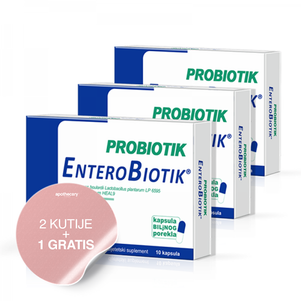 Probiotik Enterobiotik 2 + 1 gratis