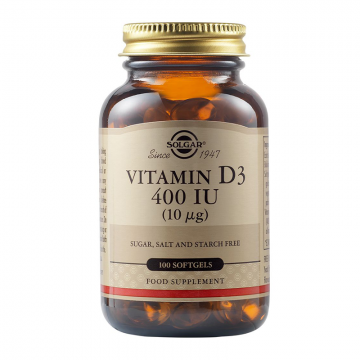 Solgar Vitamin D3 400IU 100 softgel kapsula - 1