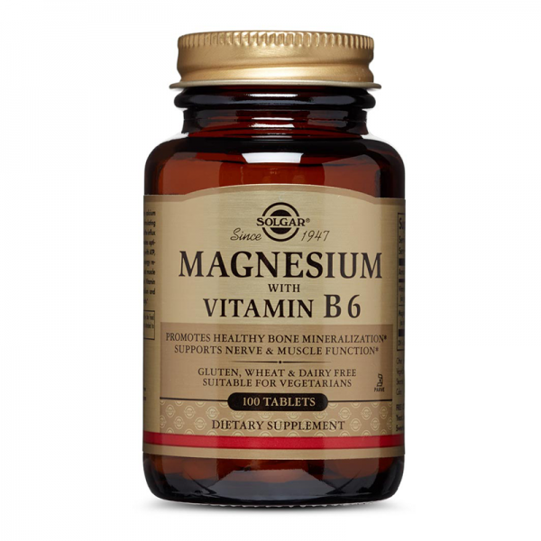 Solgar Magnezijum sa vitaminom B6 100 tableta
