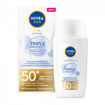 Nivea Sun UV Face Specialist Triple Protect Fluid SPF50+ 40ml | apothecary.rs