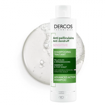 Vichy Dercos Anti-dandruff Sensitive (šampon protiv peruti za osetljivu kožu) 200ml | apothecary.rs