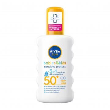 Nivea Sun Babies & Kids SPF50+ Sensitive Protect 200ml | apothecary.rs