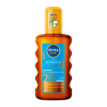 Nivea Sun Protect & Bronze SPF20 ulje u spreju 200ml | apothecary.rs