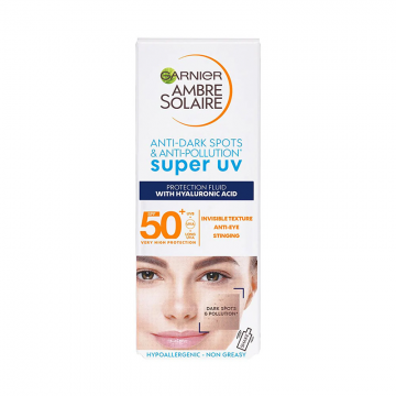 Garnier Ambre Solaire Anti-Dark Spots & Anti-Pollution Super UV SPF50+ Protection Fluid 40ml