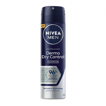 Nivea Men Derma Dry Control 96H Maximum Antiperspirant Spray 150ml | apothecary.rs