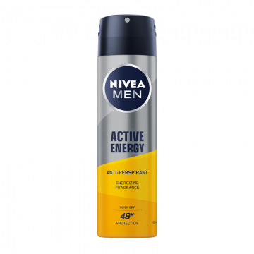 Nivea Men Active Energy 48H Antiperspirant Spray 150ml | apothecary.rs