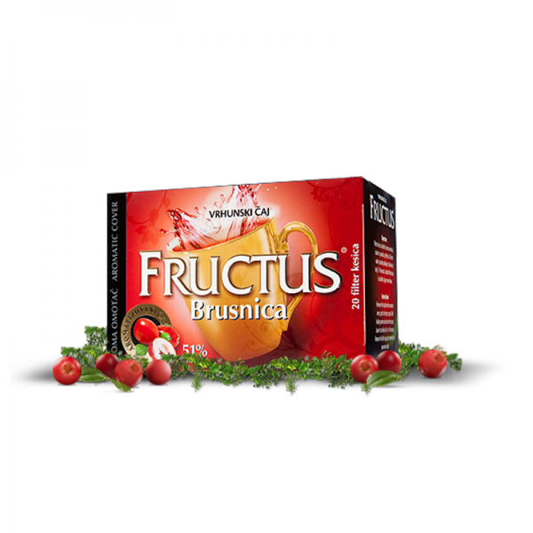 Fructus Brusnica 51% čaj (20 filter kesica)