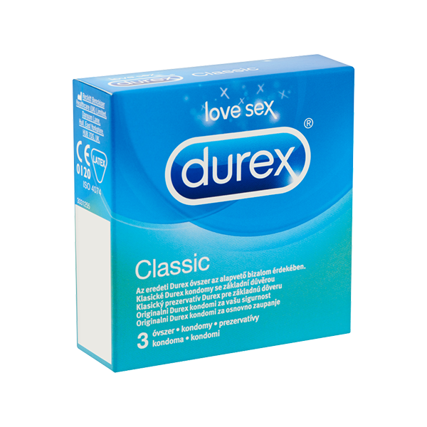 Durex Classic prezervativ 3kom