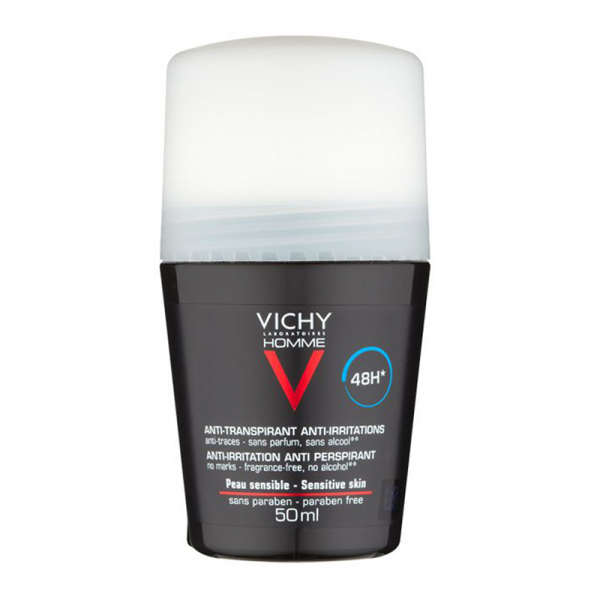 Vichy Homme Anti Perspirant 48H dezodorans za osetljivu kožu 50ml | apothecary.rs