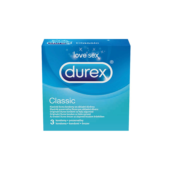 Durex Classic prezervativ 3kom