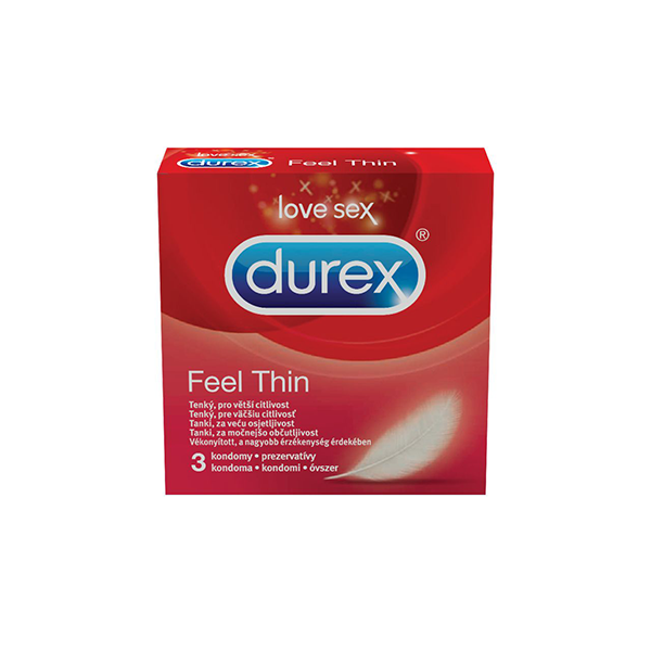 Durex Feel Thin prezervativ 3kom