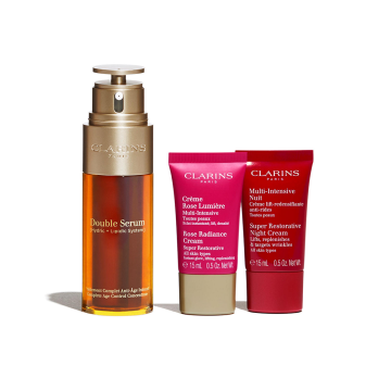 Clarins Double Serum & Super Restorative Collection | apothecary.rs