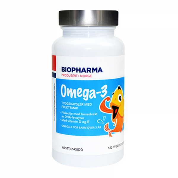 Biopharma Norveške Omega-3 kapsule za decu (120 soft gel kapsula)