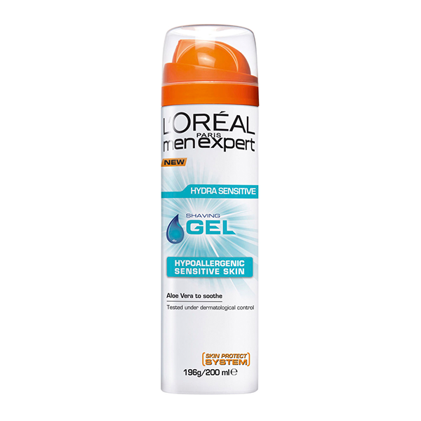 L'Oréal Men Expert Hydra Energy gel za brijanje za osetljivu kožu lica 200ml (Sensitive)