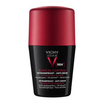 Vichy Homme Clinical Control 96H Roll-on Deodorant 50ml | apothecary.rs