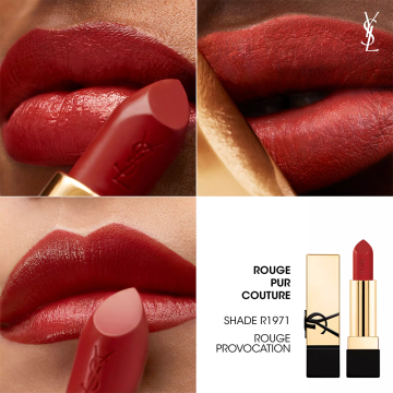 YSL Yves Saint Laurent Rouge Pur Couture Satin (R1971 Rouge Provocation - Classic Red) 3.8g | apothecary.rs