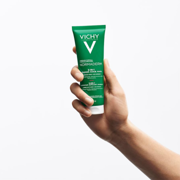 Vichy Normaderm 3in1 Cleanser, Scrub, Mask (3u1 krema za čišćenje lica, piling, maska) 125 ml | apothecary.rs