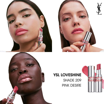 YSL Yves Saint Laurent Lip Oil Stick (N°209 Pink Desire) 3.2g