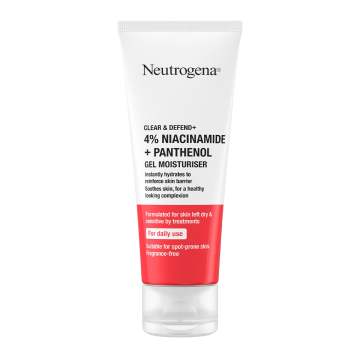 Neutrogena Clear & Defend+ Gel Moisturiser 4% Niacinamide + Panthenol 50ml | apothecary.rs