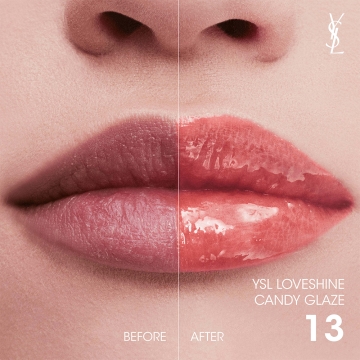 YSL Yves Saint Laurent Candy Glaze (N°13 Flashing Rosé) Lip Gloss Stick 3.2g | apothecary.rs