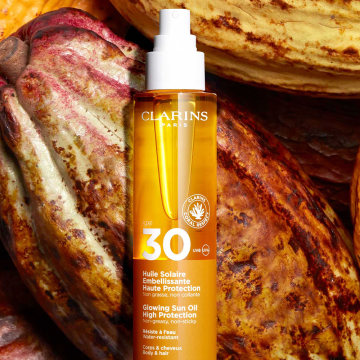 Clarins Glowing Sun Oil SPF30 (Body & hair) 150ml | apothecary.rs
