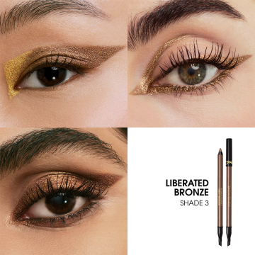 YSL Yves Saint Laurent Lines Liberated Waterproof Eye Pencil (N°03 Liberated Bronze) 1.2g | apothecary.rs