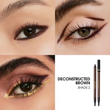 YSL Yves Saint Laurent Lines Liberated Waterproof Eye Pencil (N°02 Deconstructed Brown) 1.2g | apothecary.rs